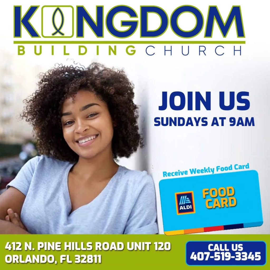 We understand that life happens, and sometimes you need a little help. We’re here for you. Join us every Sunday at 9 AM at 412 North Pine Hills Road, Unit 120, Orlando, Florida.
